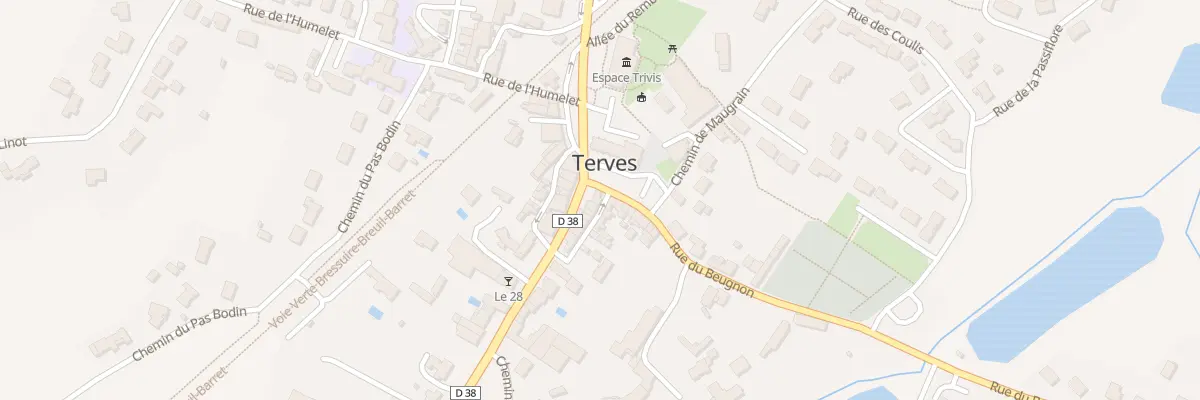 Plan du 2 Rue de l’Enclume Terves à Bressuire