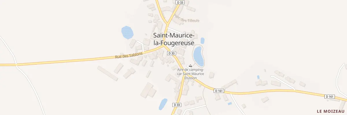 Plan du 22 Rue du Chanoine Michaud à Saint Maurice Étusson