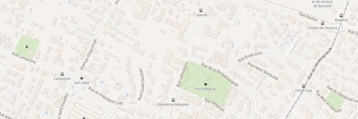 Plan du 20 Rue Lafontaine à Bassens
