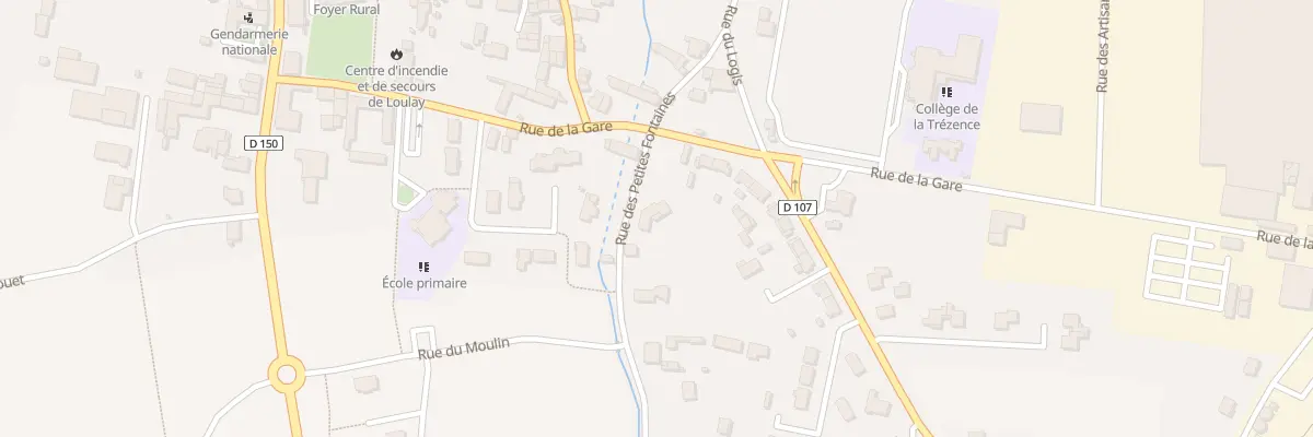 Plan du 1B Rue des Petites Fontaines à Loulay