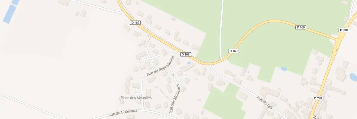 Plan du 2 Rue du Petit Moulin à Montilliers