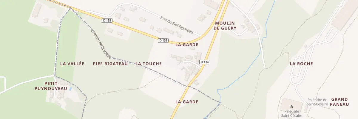 Plan du 16 Chez Lagarde à Saint-Césaire