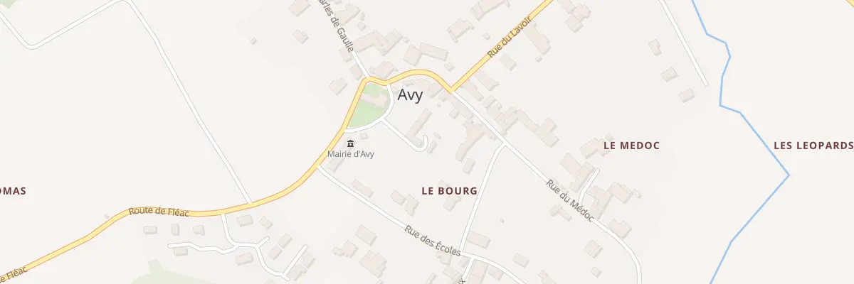 Plan du 5 Rue de l’Eglise à Avy