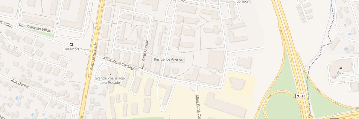 Plan du 15 Rue Hippolyte Gourdon à Lormont