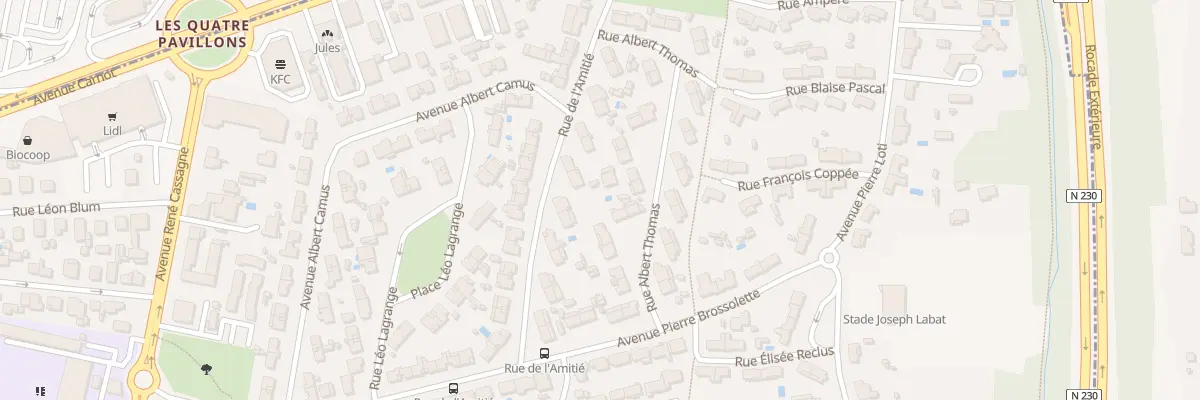 Plan du 28 Rue de l’Amitie à Cenon