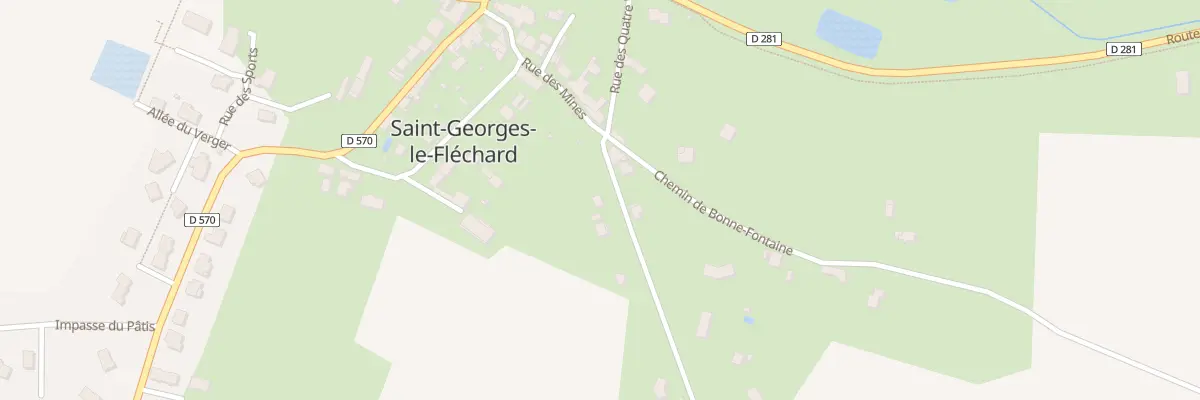 Plan du 12 Rue des Mines à Saint-Georges-le-Fléchard