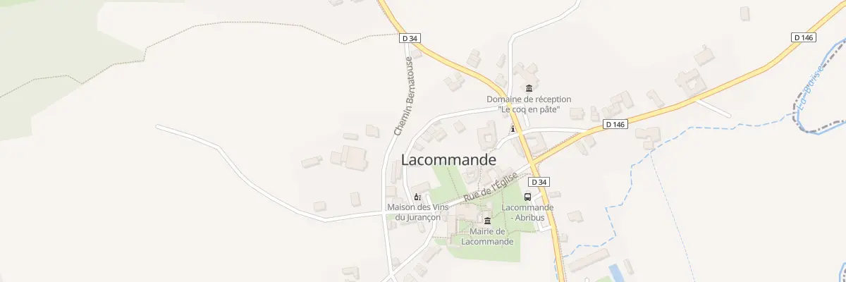 Plan du 5102 Rue du Béarn à Lacommande