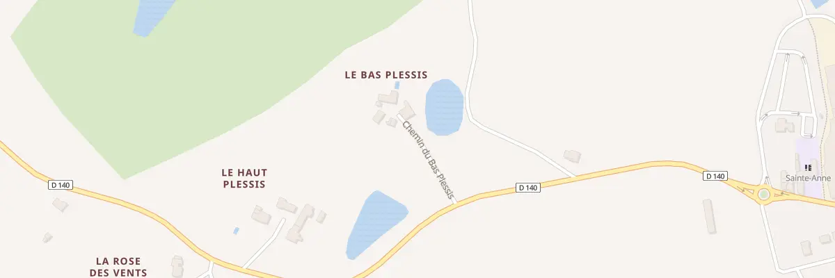 Plan du 5107 Le Bas Plessis à Largeasse