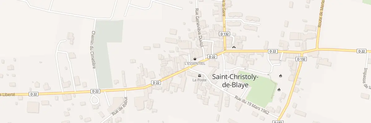 Plan du 384 Le Bourg à Saint-Christoly-de-Blaye
