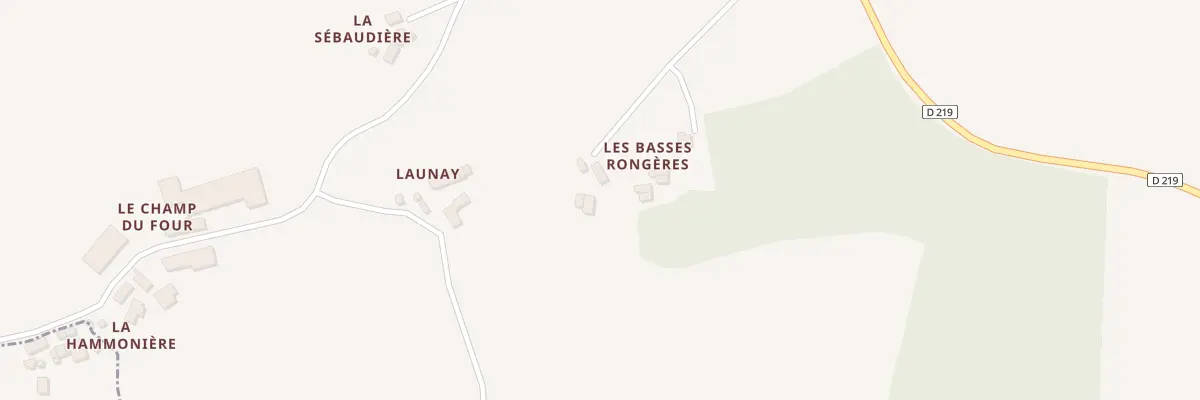 Plan du 3 Les Basses Rongeres à Lassay-les-Châteaux
