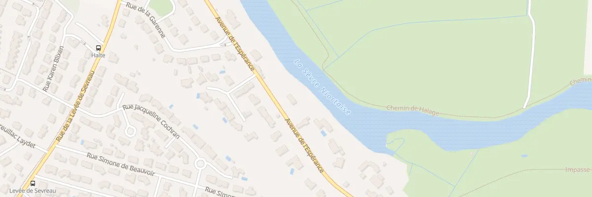 Plan du 74 Av de l’Espérance à Niort