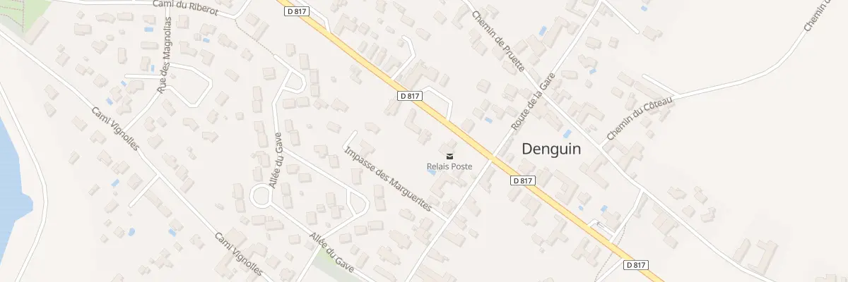 Plan du 3 Rte de Bayonne à Denguin