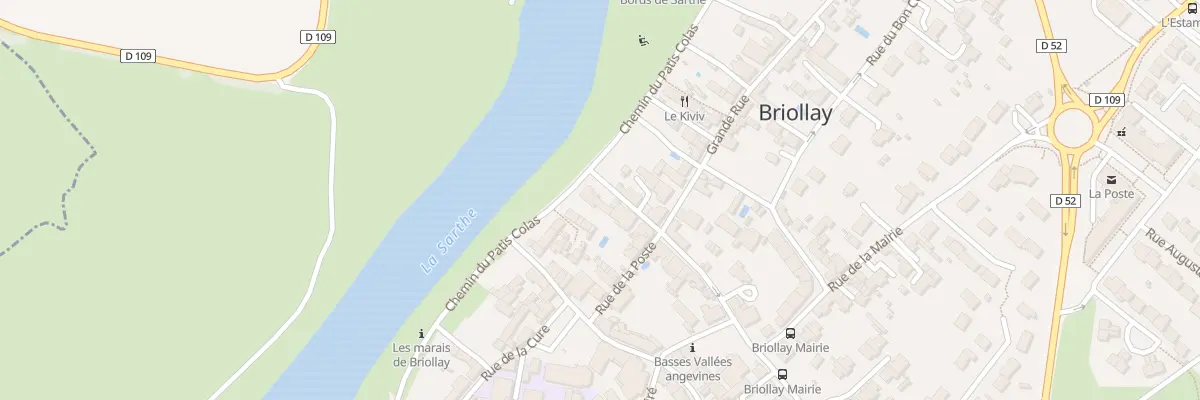 Plan du 3 Rue de la Plage à Briollay