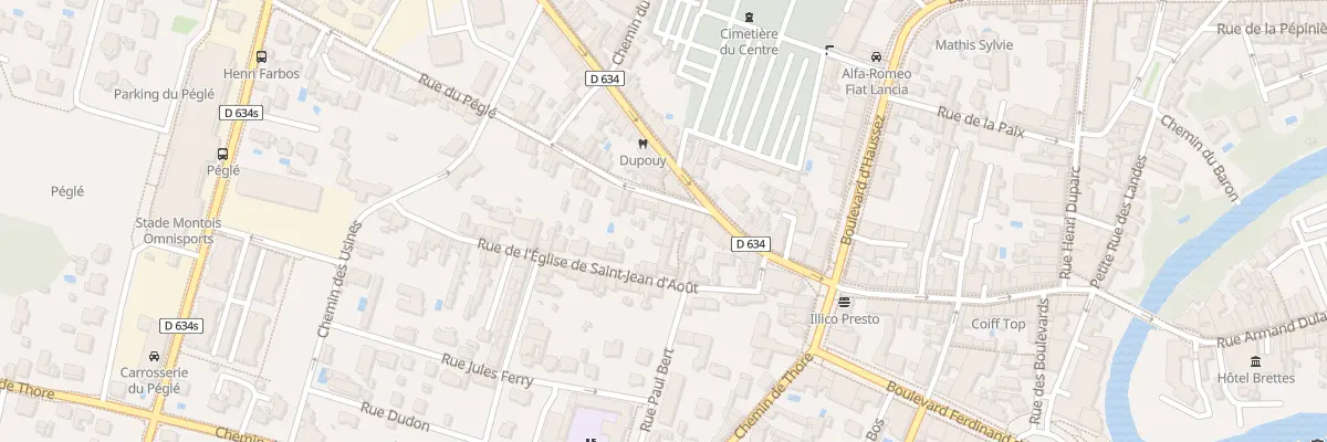 Plan du 29 Rue du Péglé à Mont-de-Marsan