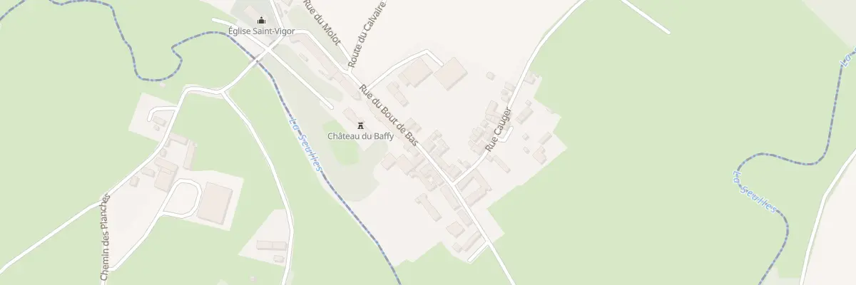 Plan du 5 Rue du Bout de Bas à Colombiers-sur-Seulles