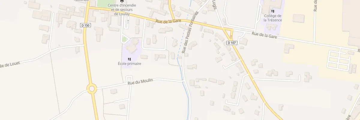Plan du 8 Rue des Petites Fontaines à Loulay
