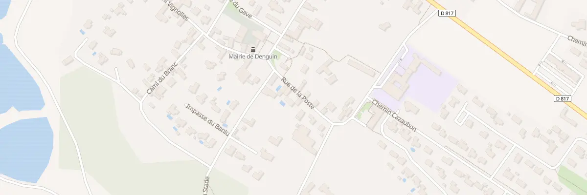 Plan du 4 Rue de la Poste à Denguin