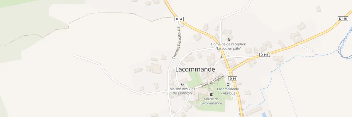 Plan du 5159 Rue du Béarn à Lacommande
