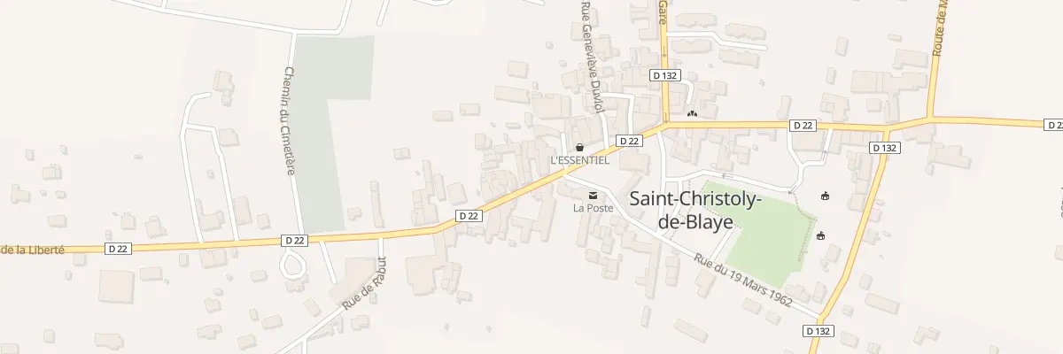 Plan du 385 Le Bourg à Saint-Christoly-de-Blaye