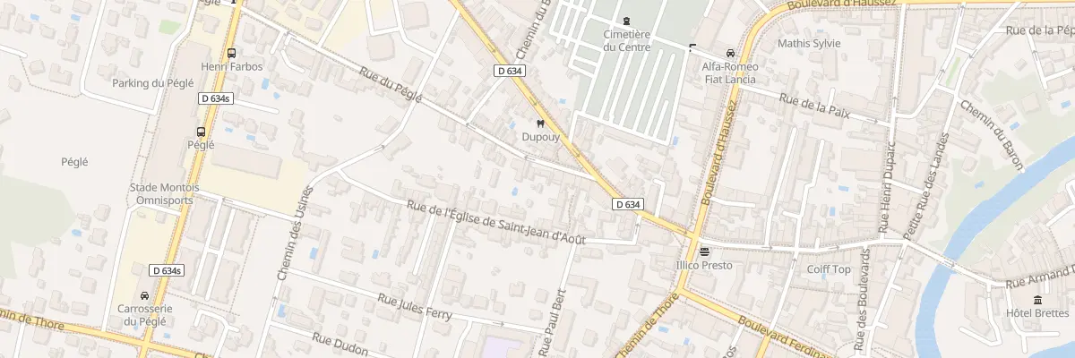 Plan du 47 Rue du Péglé à Mont-de-Marsan