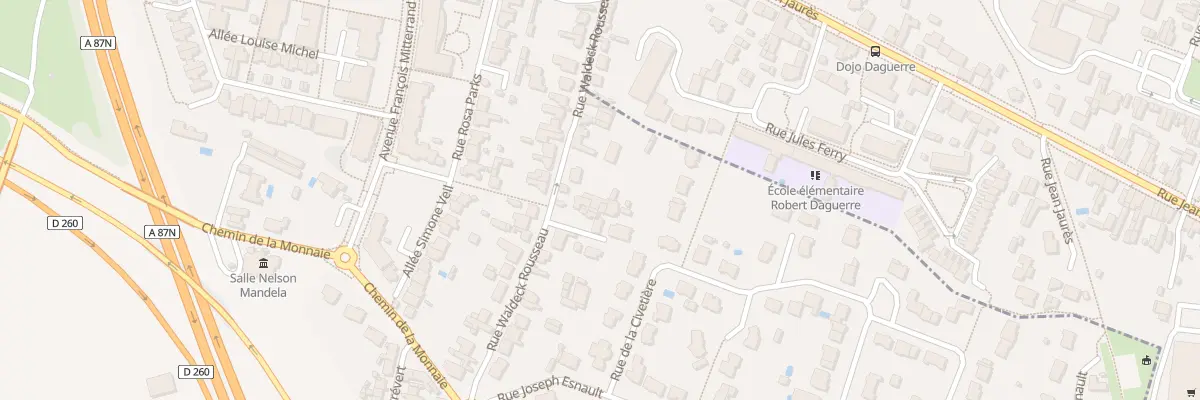 Plan du 26 Rue Waldeck Rousseau aux Ponts-de-Cé