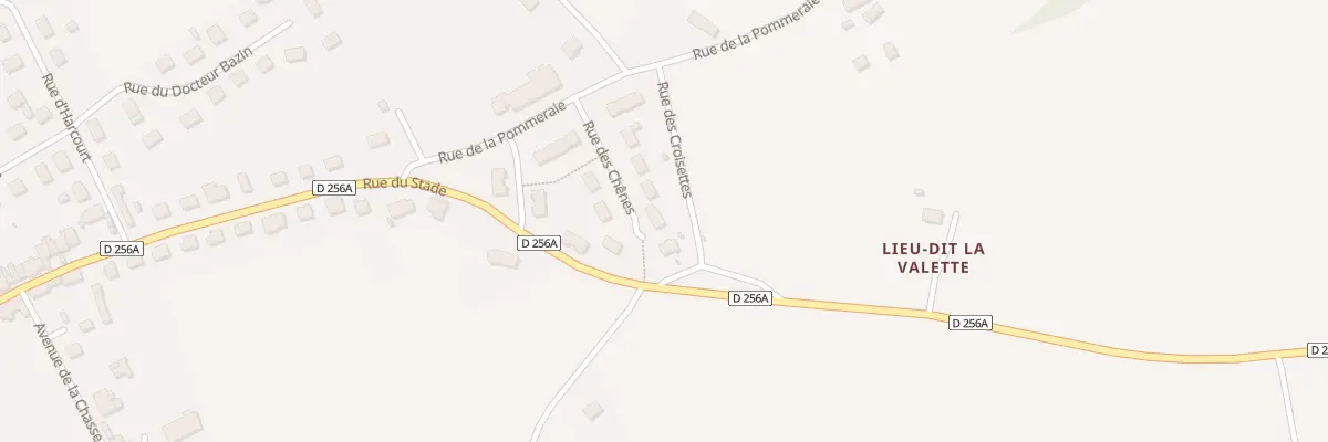 Plan du 7 Rue des Chênes à Saint-Denis-de-Méré