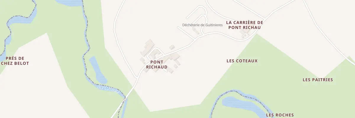 Plan du 3 Rte de Pont Richaud à Guitinières