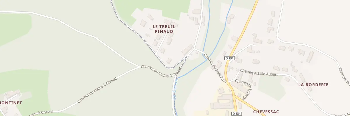 Plan du 2 Che de Croix Echelle à Saint-Sauvant