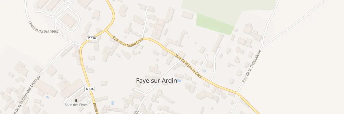 Plan du 10T Rte des Alleufs à Faye-sur-Ardin