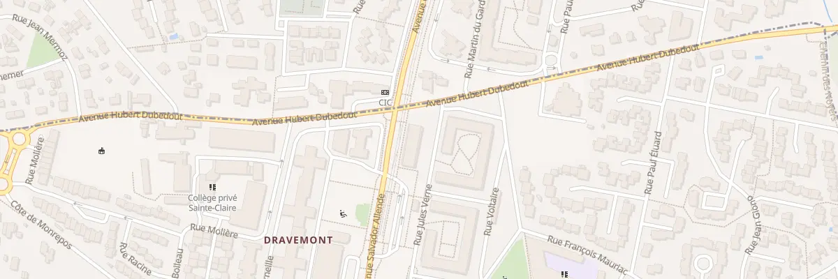 Plan du 13 Rue Jules Verne à Floirac