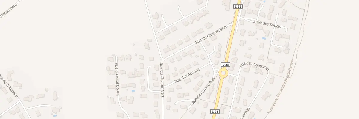 Plan du 32 Rue du Chemin Vert Terves à Bressuire