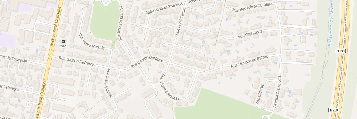 Plan du 38 Rue Gaston Deferre à Cenon