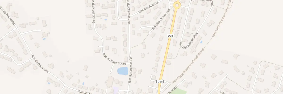 Plan du 20 Rue du Chemin Vert Terves à Bressuire