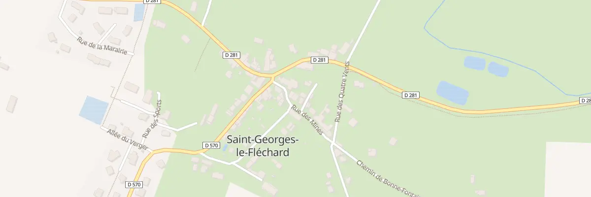 Plan du 3 Rue des Mines à Saint-Georges-le-Fléchard