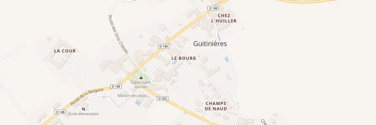 Plan du 6 Che de la Bonneterie à Guitinières