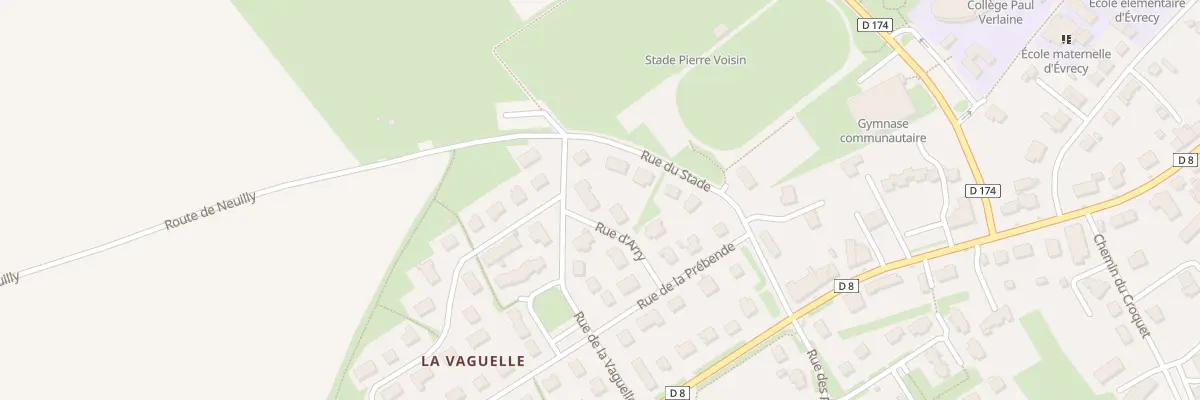 Plan du 13 Rue de la Vaguelle à Évrecy