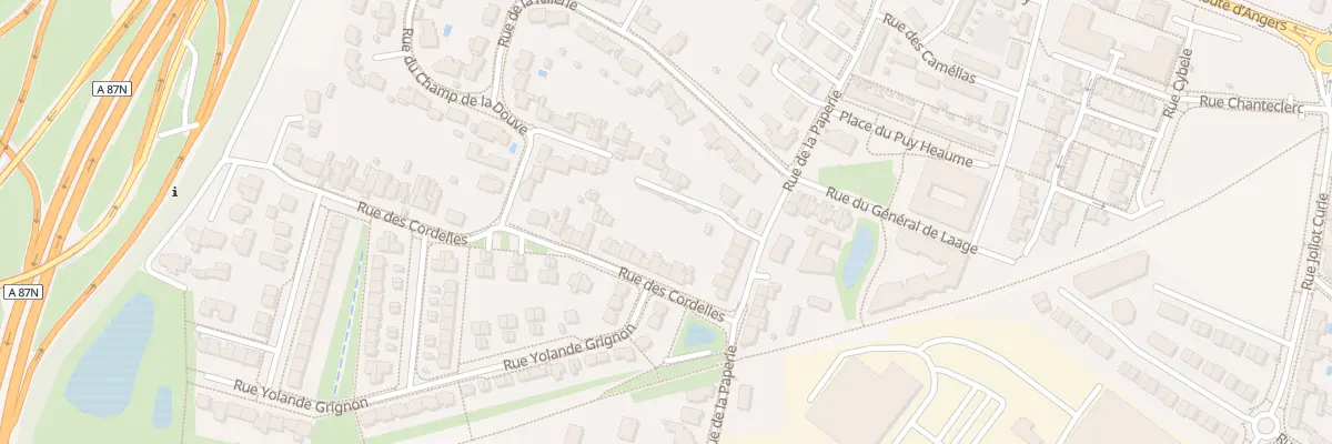 Plan du 8 Rue des Cordelles à Saint-Barthélemy-d’Anjou