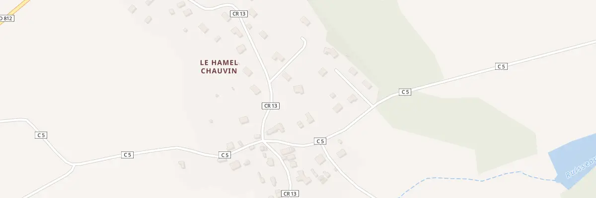 Plan du 2 Le Hamel Helie à La Selle-la-Forge