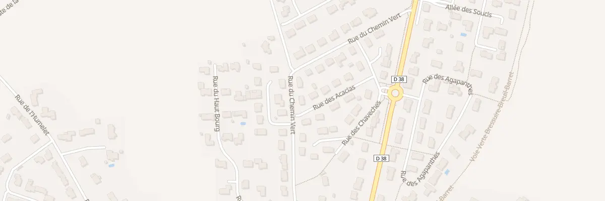 Plan du 26 Rue du Chemin Vert Terves à Bressuire