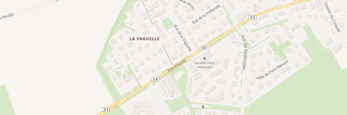 Plan du 9 Rte d’Aunay à Évrecy