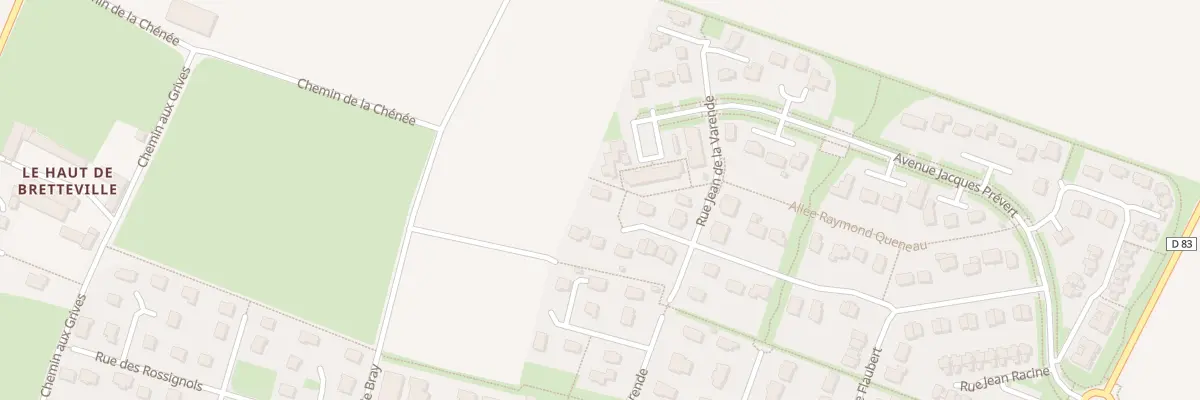 Plan du 30 Rue de Tocqueville à Thue et Mue