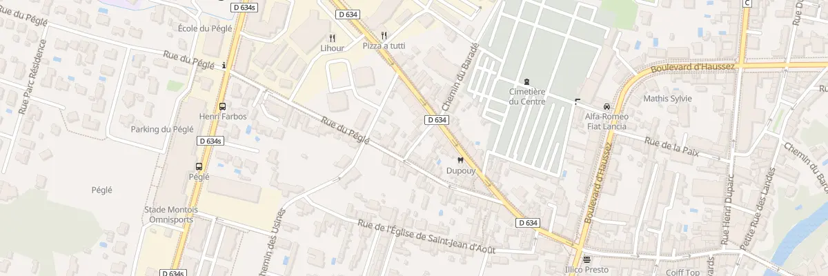Plan du 4 Rue du Cap Marcel Dupouy à Mont-de-Marsan