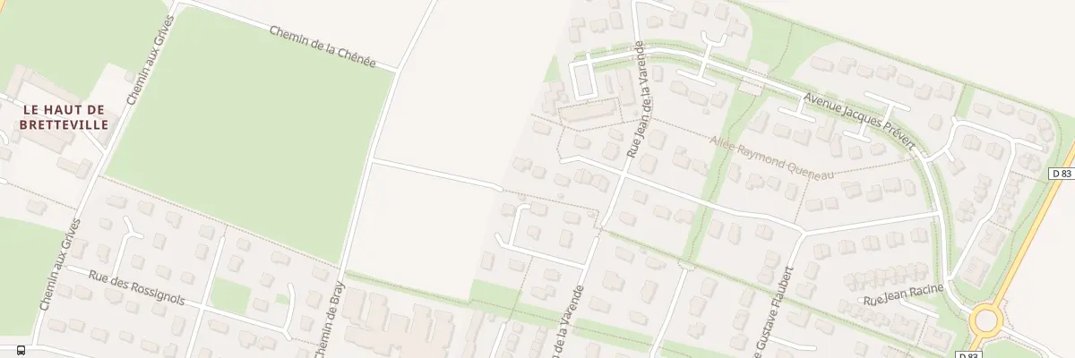 Plan du 29 Rue de Tocqueville à Thue et Mue