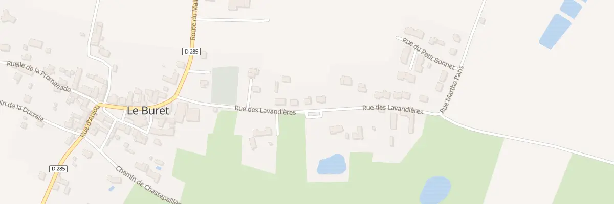 Plan du 13 Rue des Lavandières au Buret