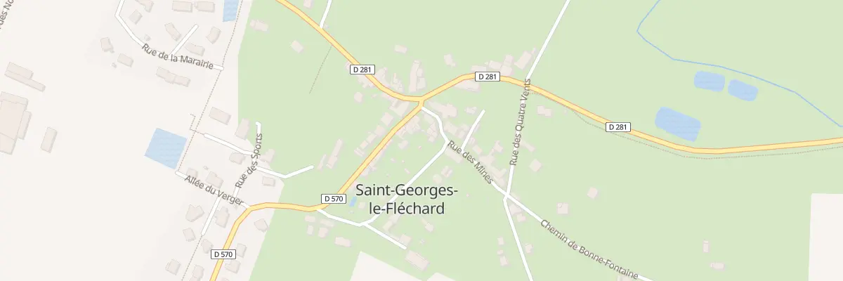 Plan du 2 Rue des Mines à Saint-Georges-le-Fléchard