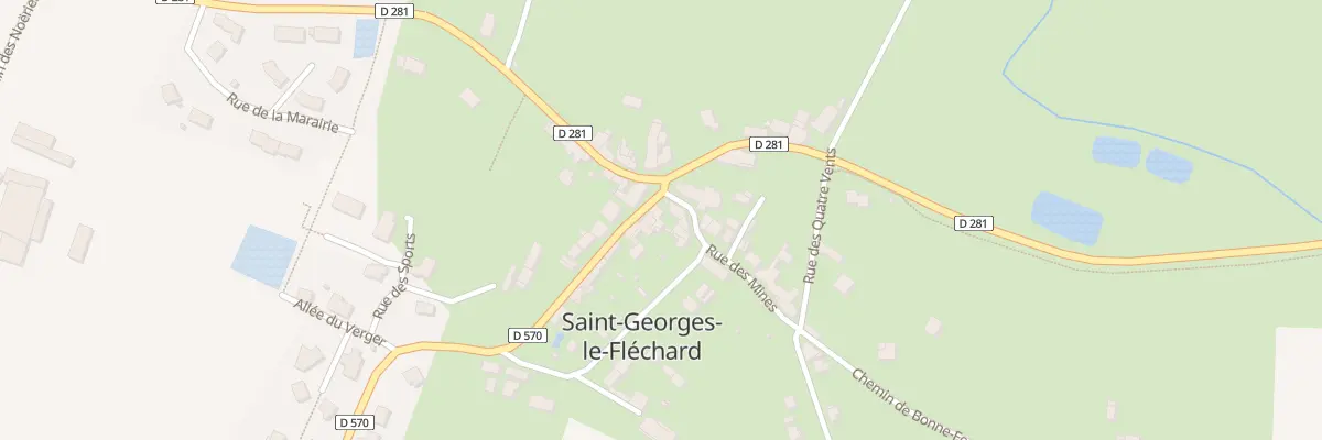 Plan du 1 Rue de la Butte Rouge à Saint-Georges-le-Fléchard
