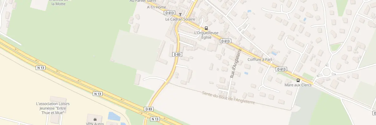 Plan du 3B Rue de la Gare à Thue et Mue