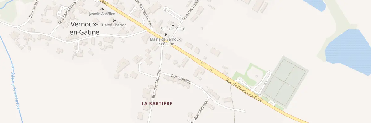 Plan du 5450 Rue de l’Ancienne Gare à Vernoux-en-Gâtine