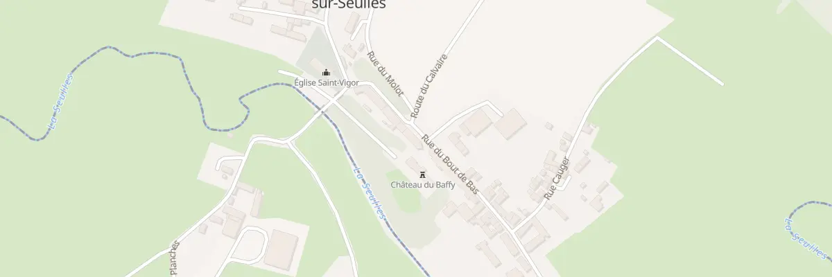 Plan du 10 Rue du Bout de Bas à Colombiers-sur-Seulles