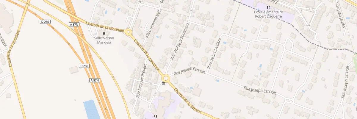 Plan du 6 Rue Waldeck Rousseau aux Ponts-de-Cé